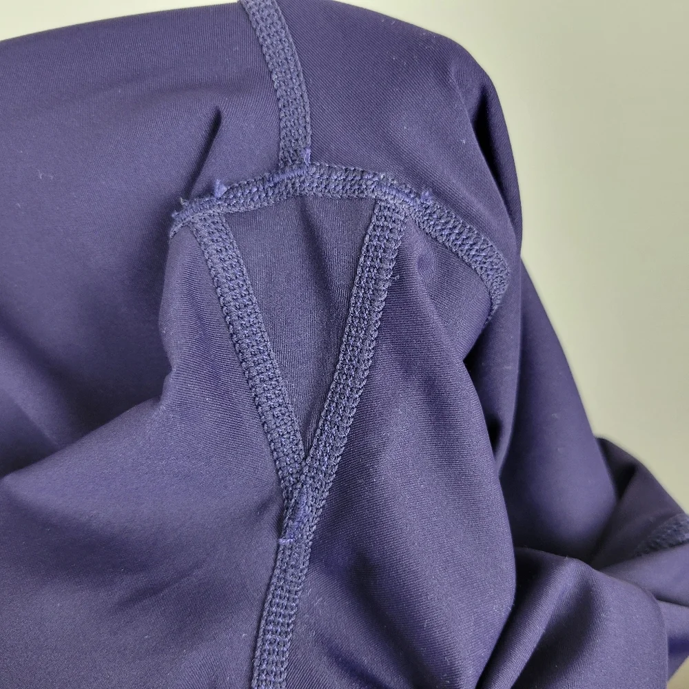 VUORI Stride Running Workout Leggings Dark Purple XS High Rise - Picture 10 of 11
